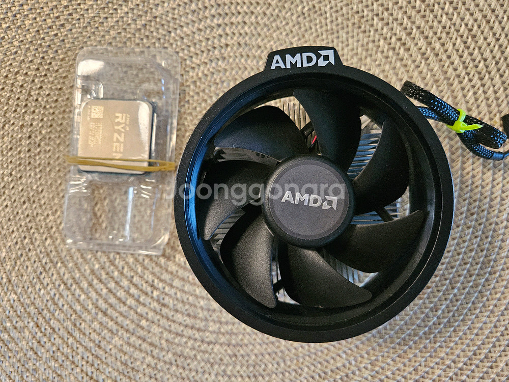 AMD 라이젠 5 1600 CPU + 쿨러 세트--0