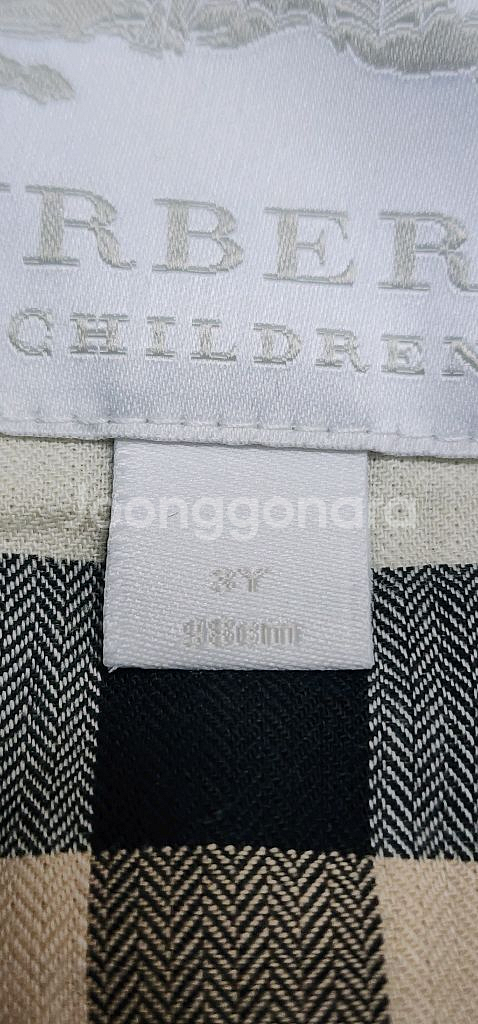 버버리키즈 3y 후드 퀼팅자켓--5