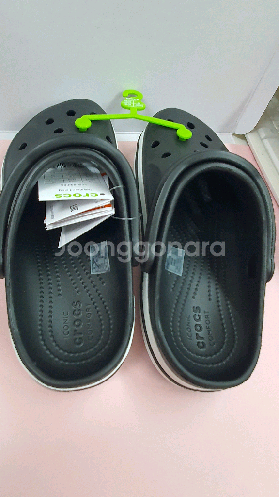 크록스 바야밴드 클로그 블랙--2