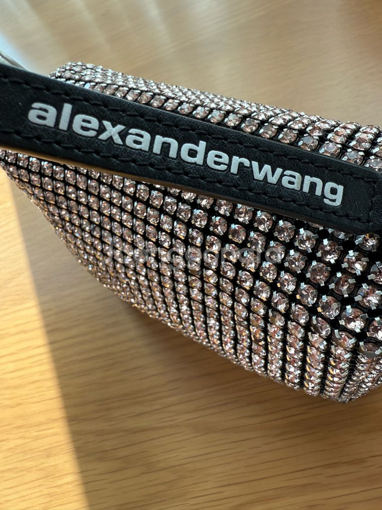 알렉산더왕 레인스톤 미디엄 핸드백--5