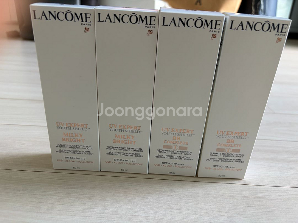 랑콤 UVEXPERT 쿠션 선크림 4개 세트--0