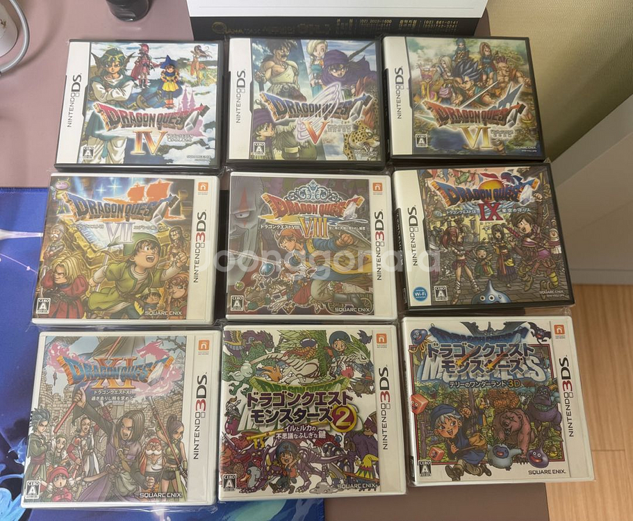 (일판) 닌텐도 3DS XL 레드, 드퀘,젤다시리즈 등등--4