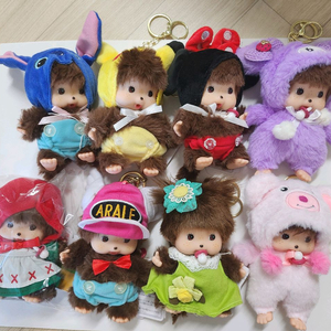 몬치치 인형 키링 8종세트