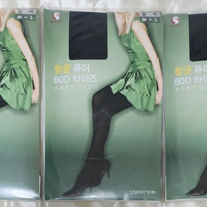 VENUS 80D 블랙 타이즈 M-L(3족)