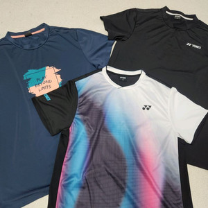 배드민턴 반팔 티셔츠 100사이즈 3벌