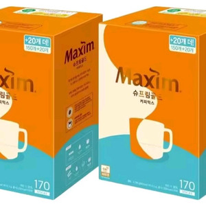 맥심 슈프림골드 커피믹스 170개2박스 무료배송6만원