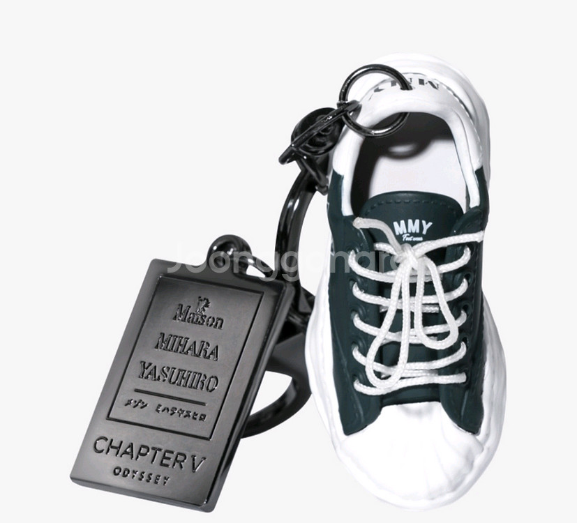 오딧세이 x 메종 미하라 야스히로 블레이키 키링 그린 정풍 미개봉 새상품--0