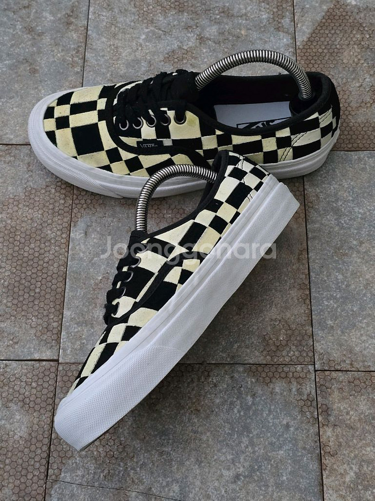 (245)반스 어센틱 44 dx 우븐 체크 스니커즈--6