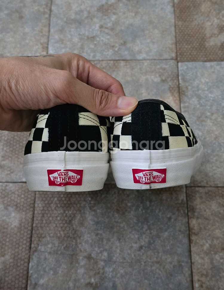 (245)반스 어센틱 44 dx 우븐 체크 스니커즈--8