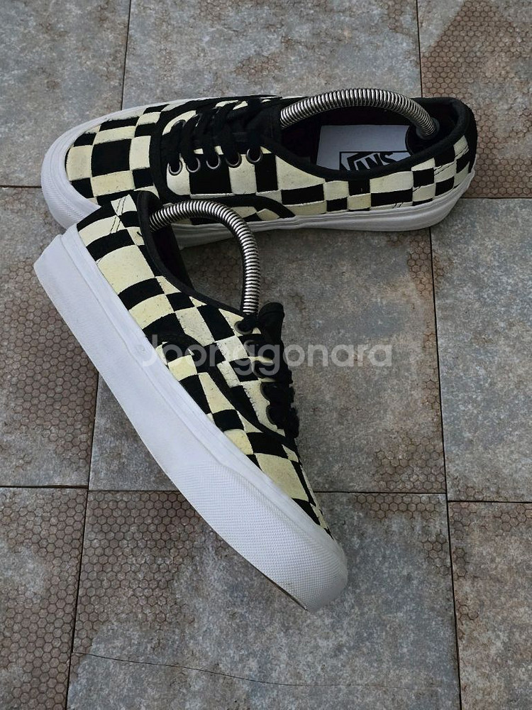 (245)반스 어센틱 44 dx 우븐 체크 스니커즈--4