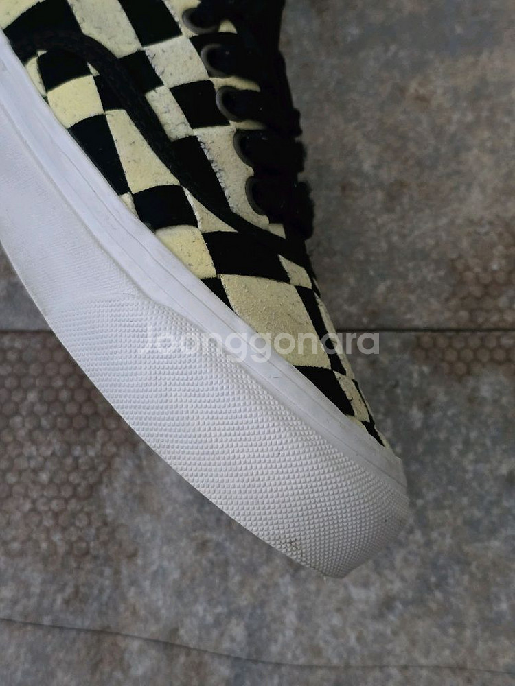 (245)반스 어센틱 44 dx 우븐 체크 스니커즈--5