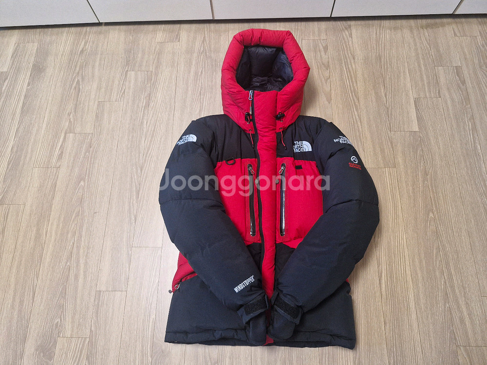 노스페이스 대장급패딩 히말라야2 검빨 90사이즈--8