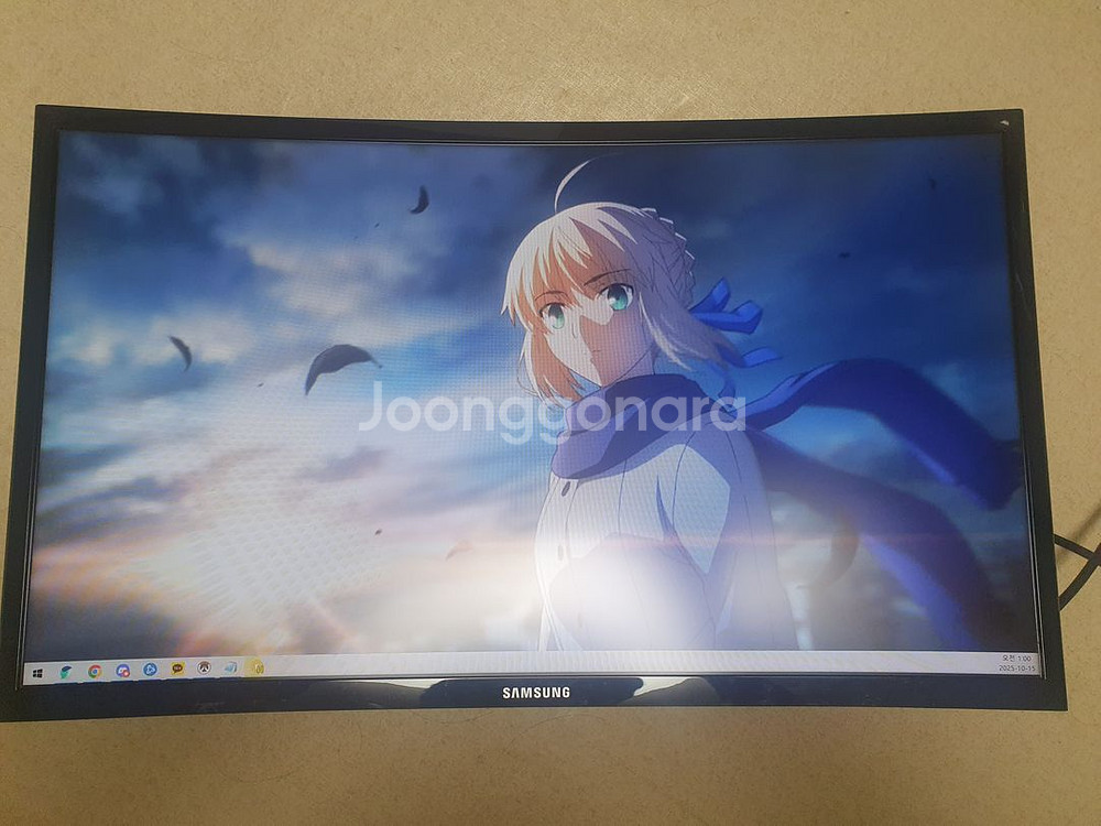 삼성 24인치 144hz 게이밍 모니터+모니터암(내용)--0