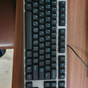 레오폴드 fc750r 차콜블루 저소음 적축 키보드 팝니다.