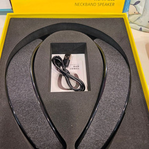 무선 헤드폰 넥밴드 웨어러블 블루투스 스피커