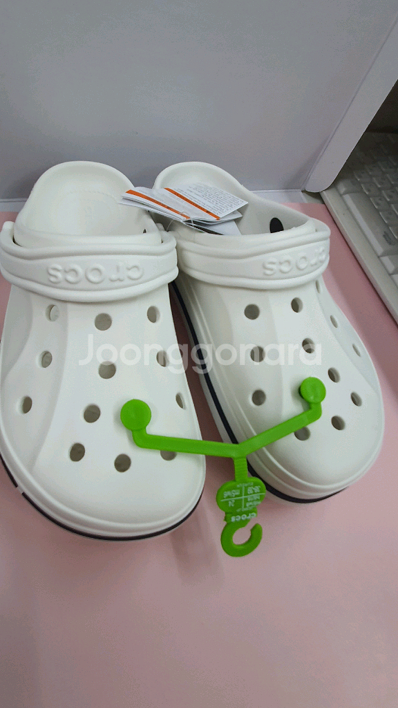 크록스 크록밴드 화이트 240--0