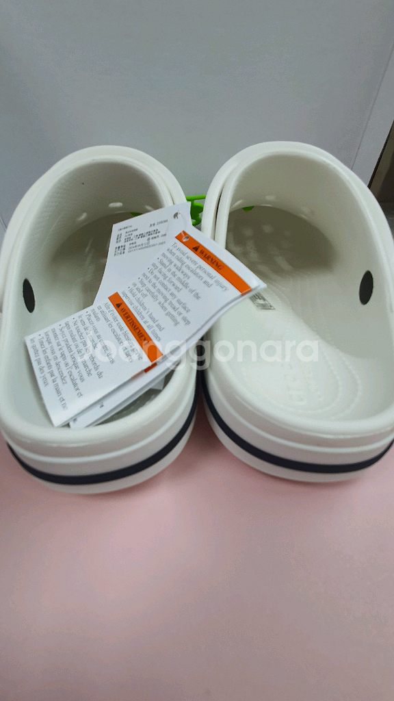 크록스 크록밴드 화이트 240--2