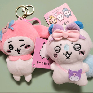 마이멜로디 치이카와 & 쿠로미 치이카와 모몽가 키링인형