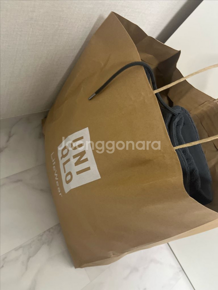 니들스 유니클로 셋업 (바지 + 가디건) 다크그레이 m--2