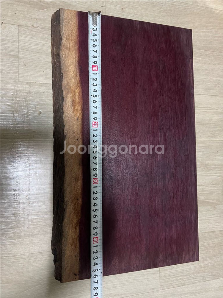 특수목 판재 퍼플하트 목봉 음핑고 자단--0