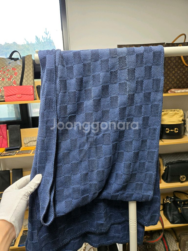 [특가][정품]루이비통 다미에 머플러 목도리--2