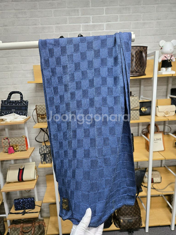 [특가][정품]루이비통 다미에 머플러 목도리--1