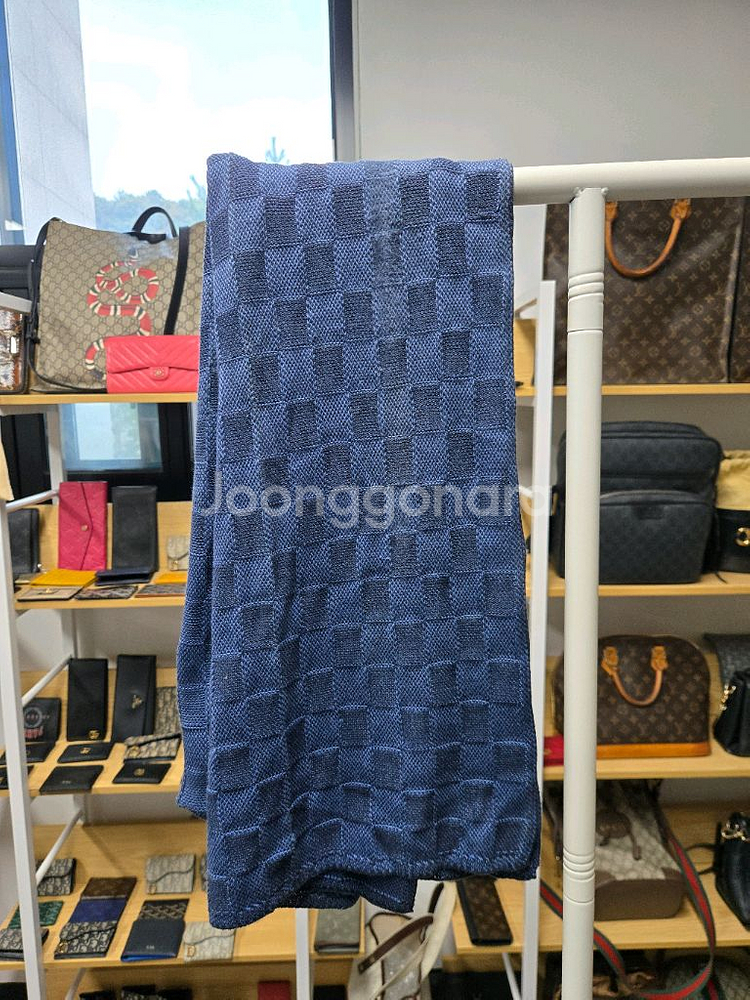 [특가][정품]루이비통 다미에 머플러 목도리--3