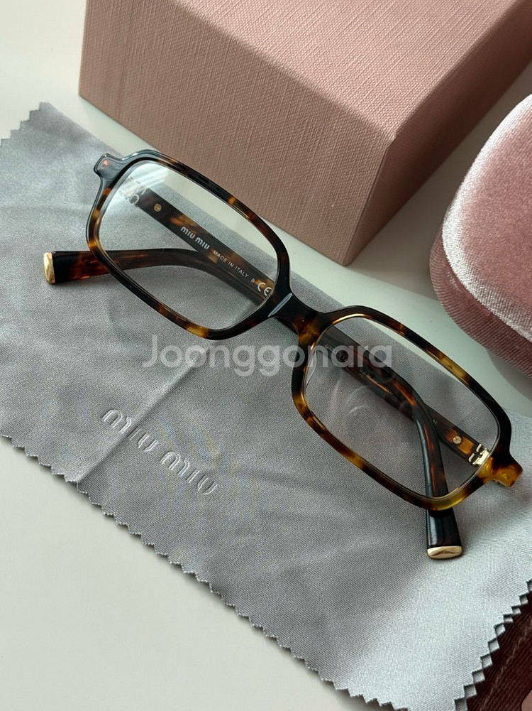 미우미우 리가드안경 스퀘어 (블루라이트차단)--0