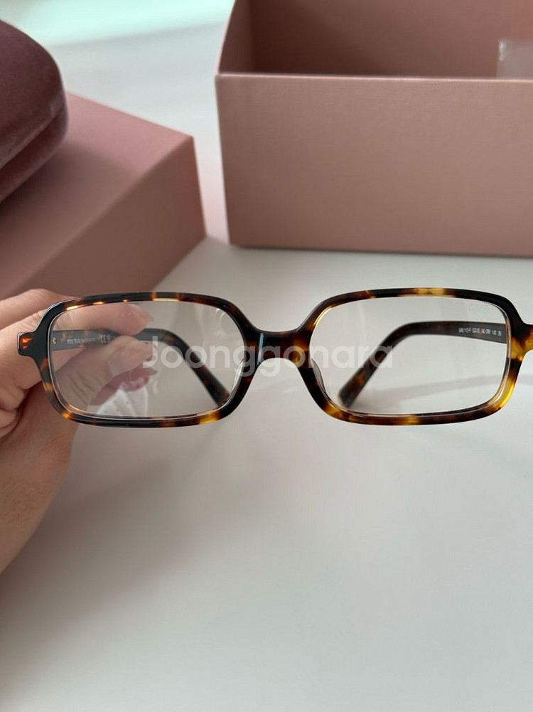 미우미우 리가드안경 스퀘어 (블루라이트차단)--5