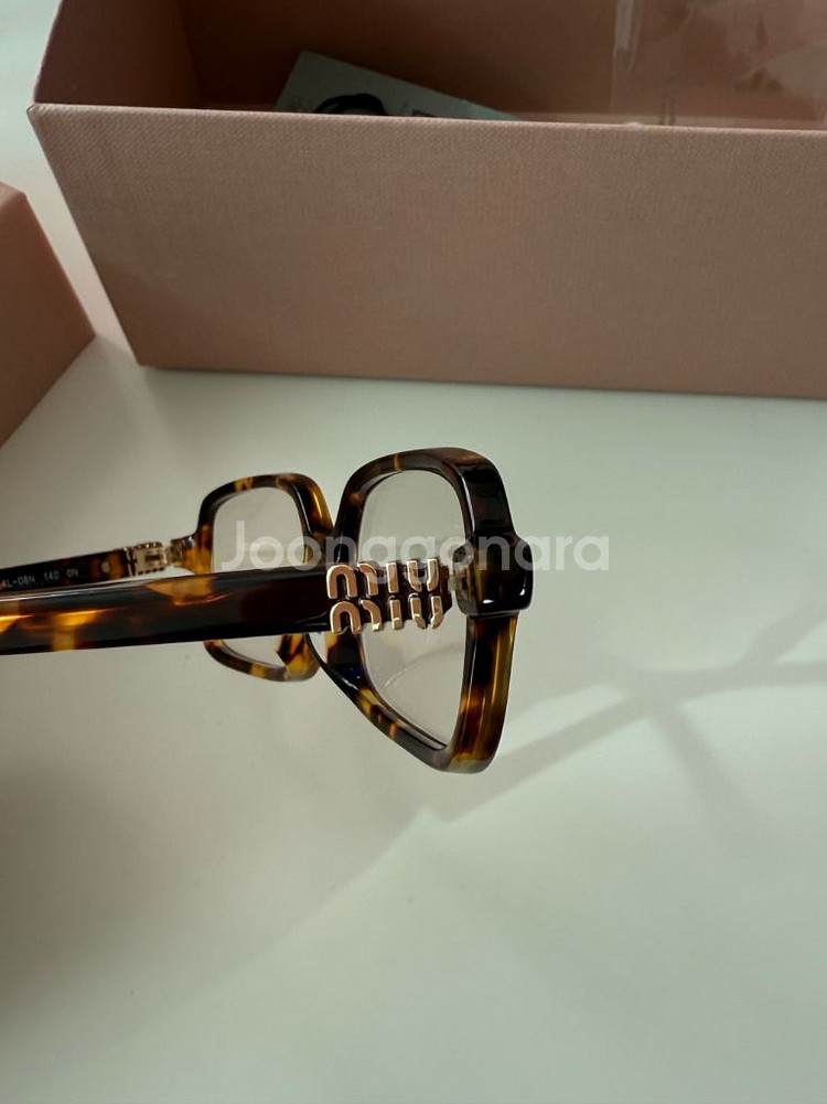 미우미우 리가드안경 스퀘어 (블루라이트차단)--4