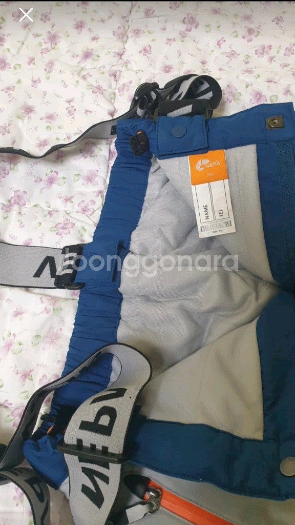 네파 어린이 스키보드 바지(140)+엉덩이보호대--1