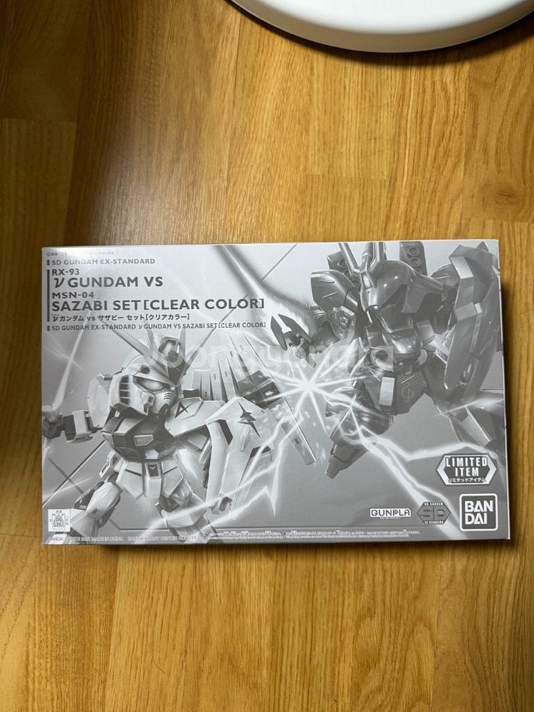 SD 뉴건담 VS 사자비 세트 클리어 컬러 한정판팝니다--2