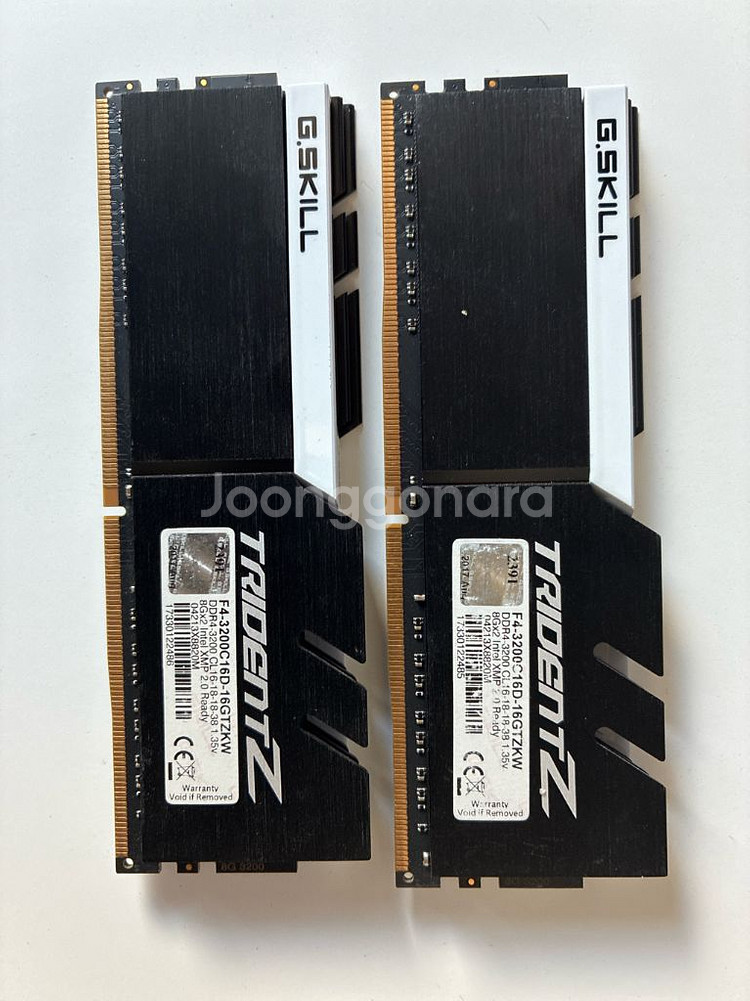 G.Skill Trident Z ddr4 8g램 2개--0