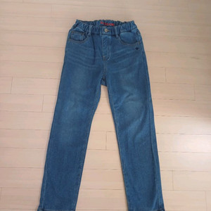 아동 청바지 145사이즈.블루독.얇은 기모있음