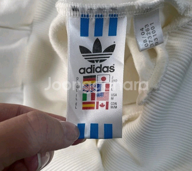 아디다스 흰빨 트랙탑 져지집업 100/L--3