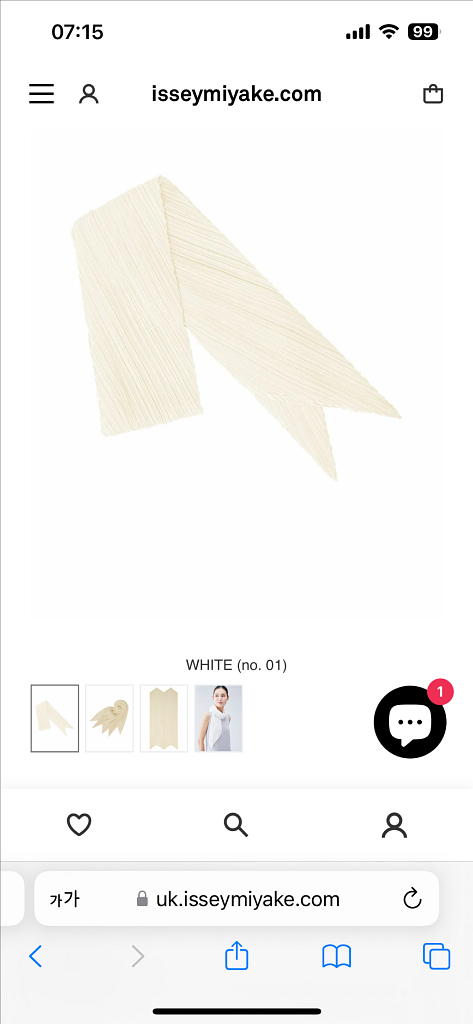 플리츠플리즈 베이직스카프--1