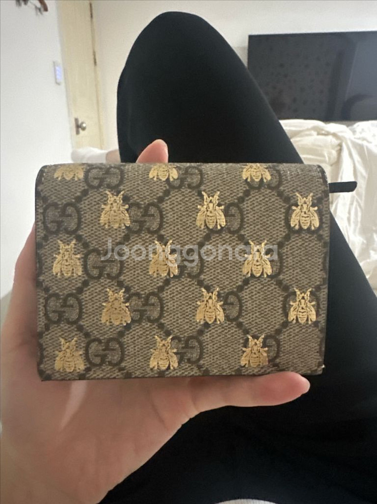 구찌 GG 꿀벌 반지갑--0