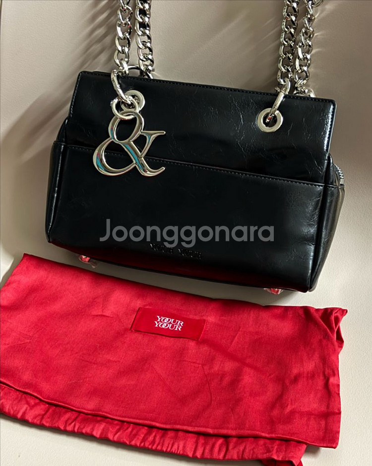 [새상품 반값] 유어유어 앤드백 체인 크로스백 숄더백--2