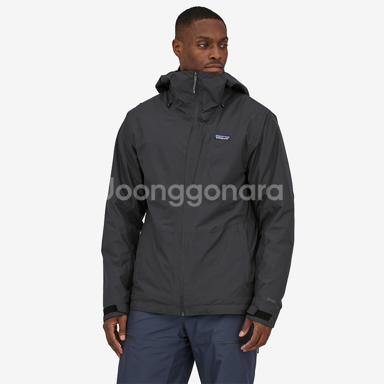 파타고니아 3in1 파우더 타운 자켓 / 블랙 / L--1