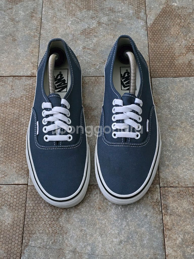 (255)반스 어센틱 네이비 스니커즈 운동화--1