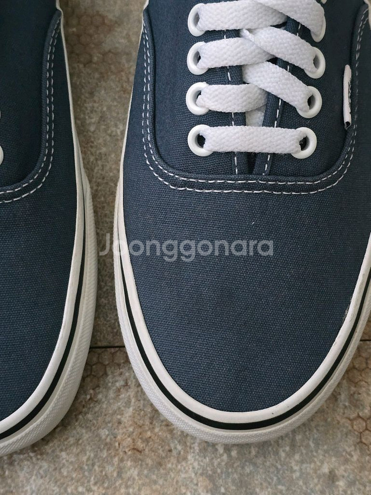 (255)반스 어센틱 네이비 스니커즈 운동화--2