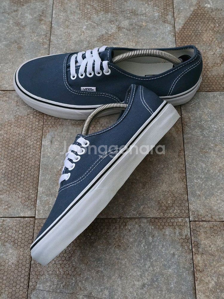 (255)반스 어센틱 네이비 스니커즈 운동화--6