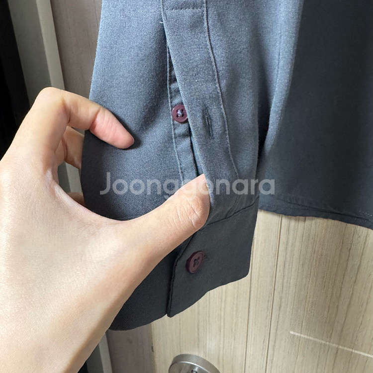 마인드브릿지 남자 가을셔츠 와이셔츠 차콜--12