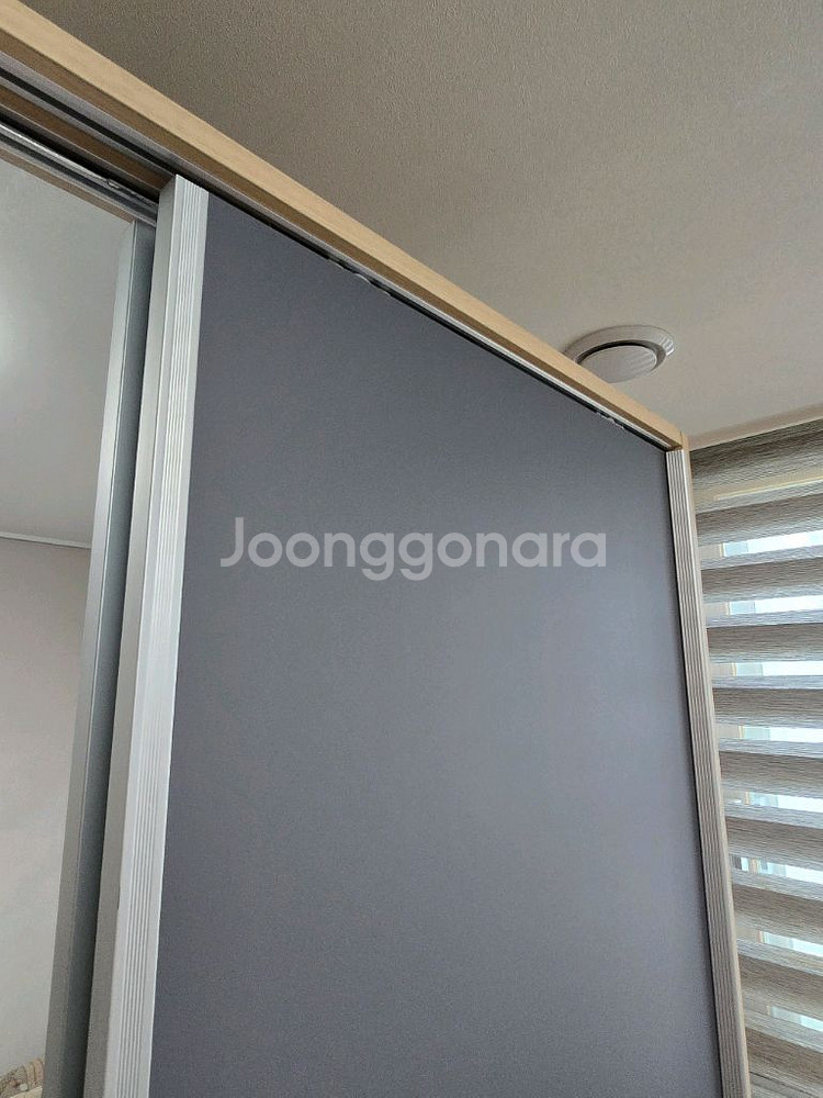 슬라이딩 4도어 옷장 서랍장--7