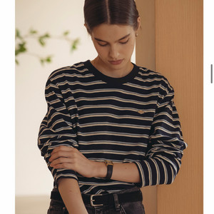 틸아이다이 스트라이프 코튼 티셔츠(택포3.1)