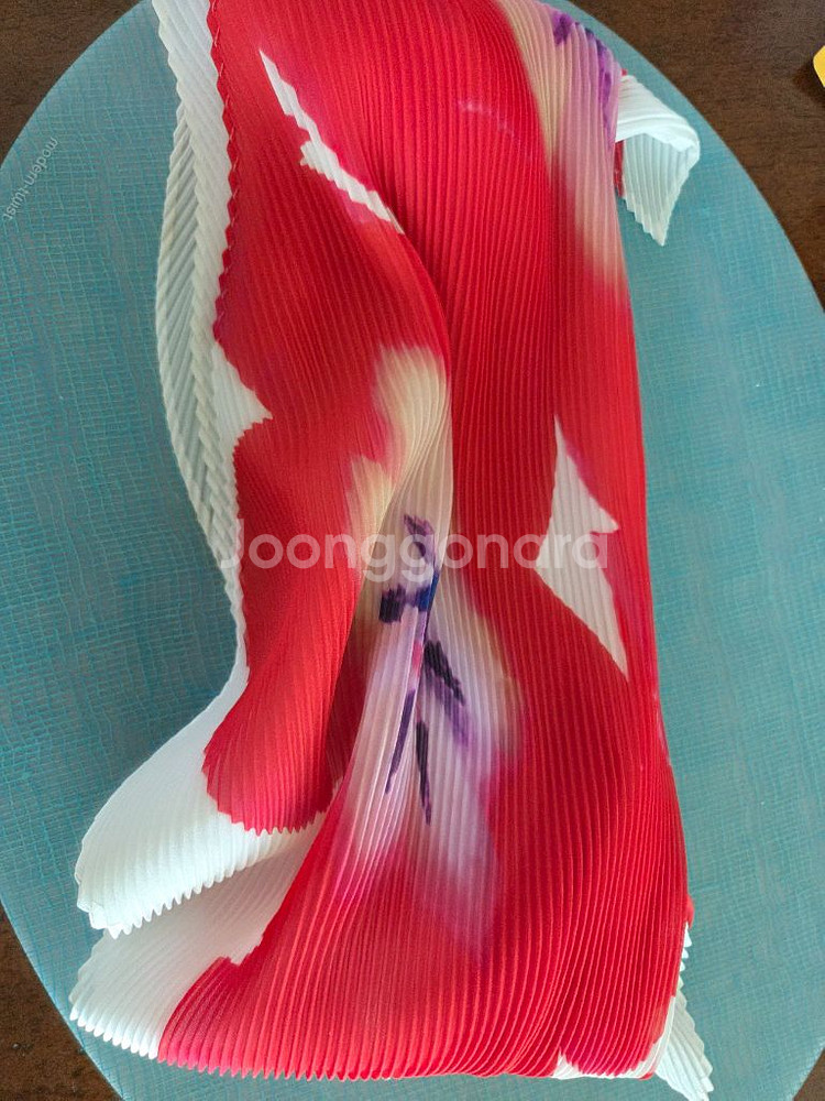 플리츠플리즈 미 스카프--1