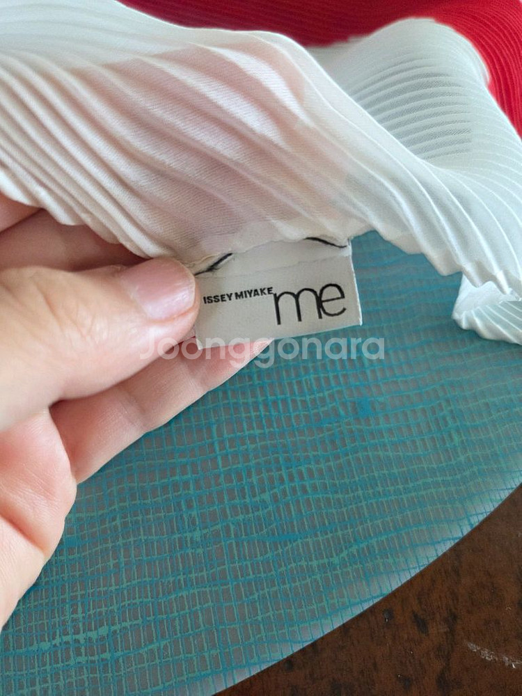 플리츠플리즈 미 스카프--5