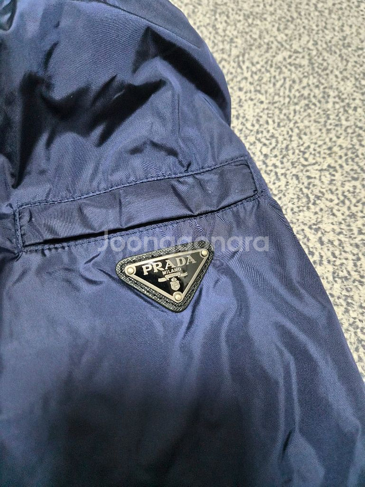 프라다 삼각로고 바람막이 블루종 자켓 100 103사이즈--7