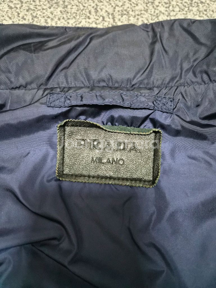 프라다 삼각로고 바람막이 블루종 자켓 100 103사이즈--4
