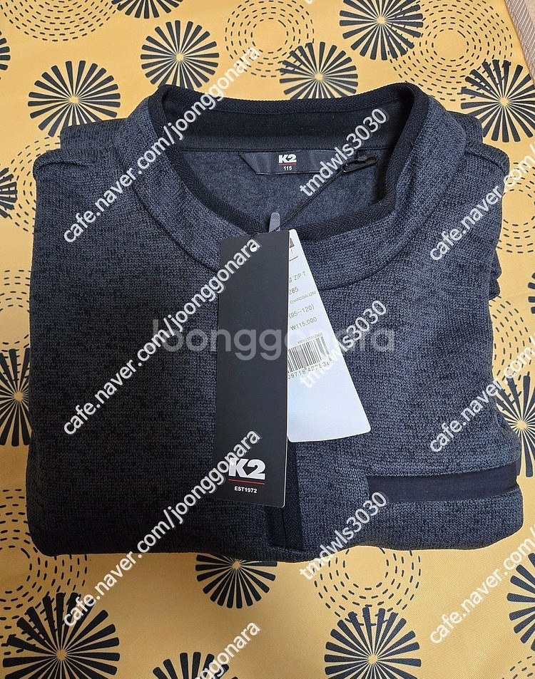(새상품) K2 겨울 기모 티셔츠 115사이즈 3장다 택포 12만원 판매합니다.. ​--2